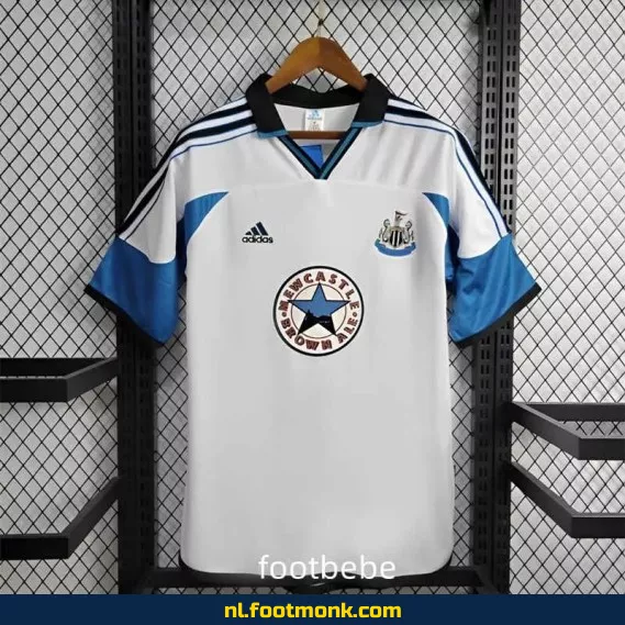 Newcastle United Vintage Voetbalshirt 1999-2000 - Exterieur Uit Shirt - Officieel Retro Voetbaltenue - Heren/Dames - Origineel Voetbalshirt
