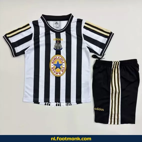 Newcastle United Vintage Voetbalshirt voor Kinderen - Thuis 1997 - Officieel Retro Shirt