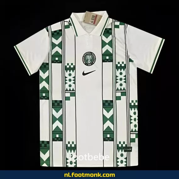 Nigerian Voetbalshirt 2024 - Wit | Origineel Voetbaltenue | Heren & Dames | Personaliseerbaar