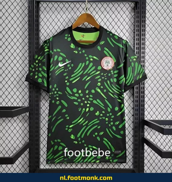 Nigeria 2024 voetbalshirt - zwart/groen - origineel voetbalshirt voor heren en dames