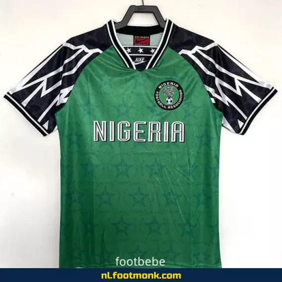 Nigeria Vintage Voetbalshirt 1994-1995 Thuistenue - Retro Voetbalshirt Dames/Heren - Origineel Voetbaltenue