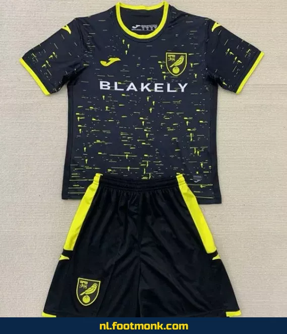 Norwich City Uit-shirt voor kinderen 2024-2025 | Officieel voetbalshirt | Voetbalshirt kopen online