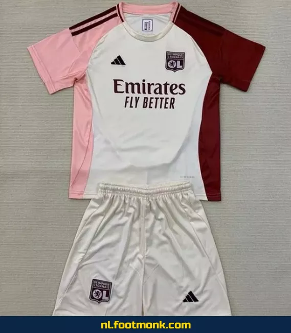 Olympique Lyon Derde Voetbalshirt Kinderen 2024-2025 | Officieel Voetbalshirt | Voetbalshirt Kopen Online