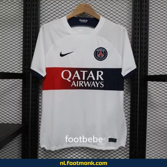 PSG Uit Shirt 2023-2024 Wit – Officieel Voetbalshirt voor Heren & Dames | Koop Originele Voetbalshirts Online