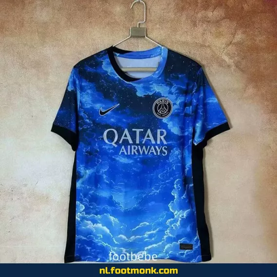 PSG Voetbalshirt 2025-2026 Concept – Blauw | Officieel Voetbalshirt | Voetbalshirt Dames & Heren | Personaliseerbaar | Fanwear