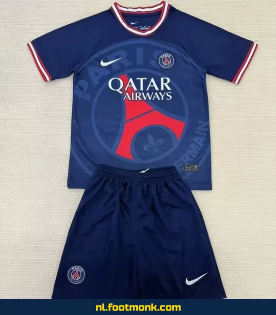 PSG Voetbalshirt Kinderen 2025-2026 Blauw – Officieel Voetbaltenue | Koop Online