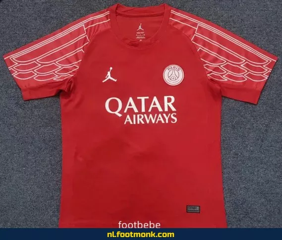 PSG Jordan Voetbalshirt 2025 - Rood | Officieel Voetbaltenue | Heren & Dames | Aanbieding