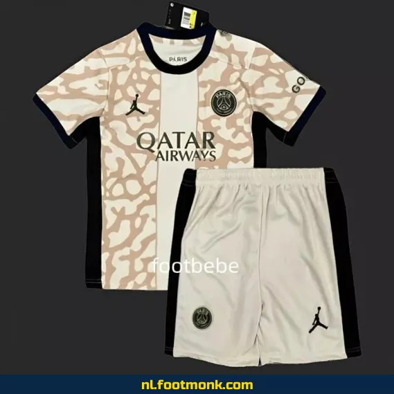 PSG Jordan Voetbalshirt Kinderen 2023-2024 Fourth - Officieel Voetbalshirt, Origineel en Personaliseerbaar