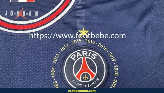 PSG Jordan Voetbalshirt Thuistenue met 1 Ster – 10x Kampioen Frankrijk | Officieel Voetbalshirt voor Mannen & Vrouwen | PSG Fanwear 2023