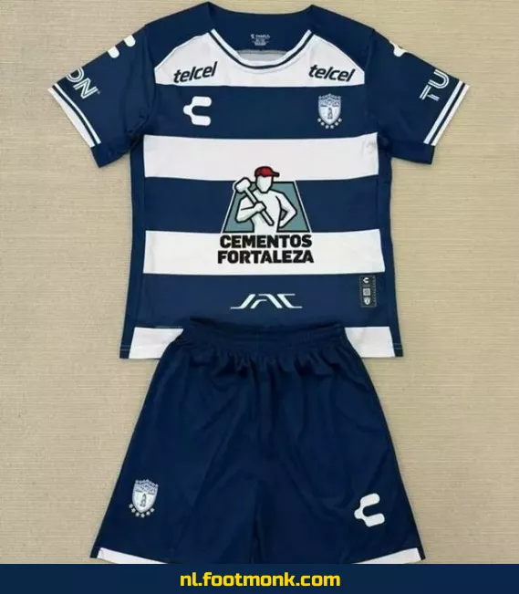 Pachuca Thuisshirt Kinderen 2025 | Officieel Voetbalshirt | Personaliseerbaar