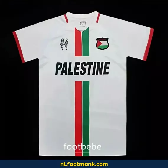 Palestina Voetbalshirt 2023-2024 Wit – Officieel Thuistenue | Voetbalshirts Dames & Heren | Personaliseerbaar