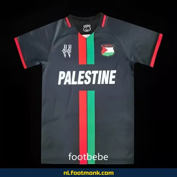 Palestina Voetbalshirt 2023-2024 - Zwart - Officieel Thuistenue - Fanwear