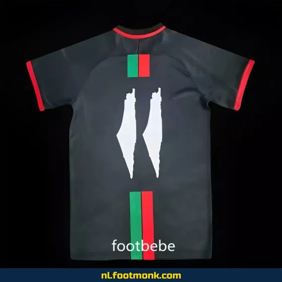 Palestina Voetbalshirt 2023-2024 - Zwart - Officieel Thuistenue - Fanwear