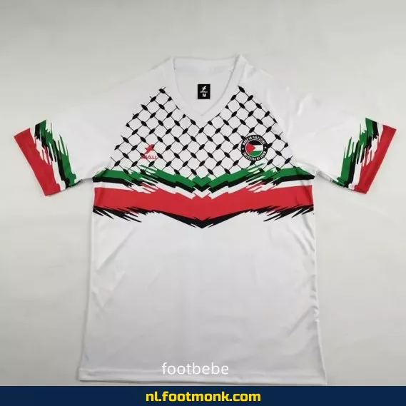 Speciaal Wit Palestina Voetbalshirt 2024-2025 – Exclusieve Editie B
