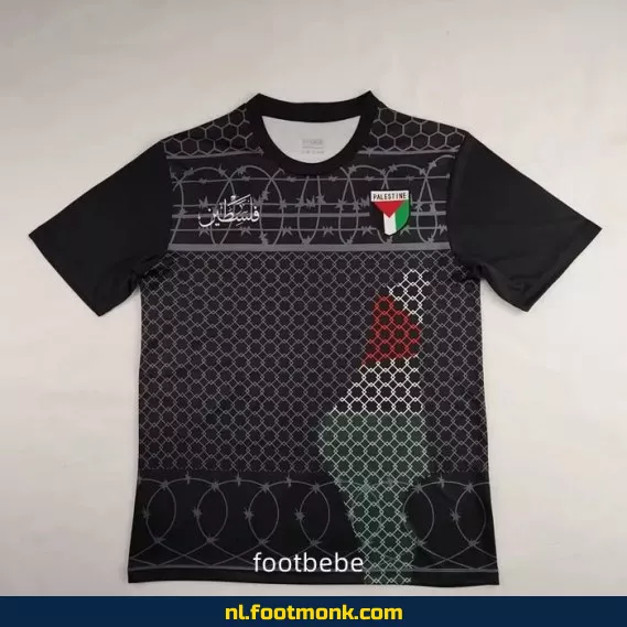 Palestina Voetbalshirt 2024-2025 - Zwarte Speciale Editie | Officieel Voetbaltenue | Fanwear | Aanbieding