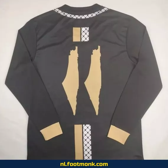 Palestina Voetbalshirt 2024-2025 – Zwart Lange Mouwen – Officieel Voetbaltenue – Bestel Nu Online