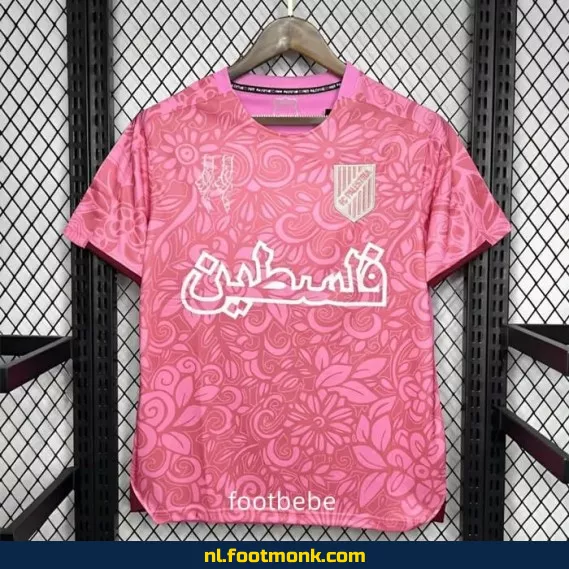Palestina Voetbalshirt 2024-2025 - Roze - Officieel Fan Shirt