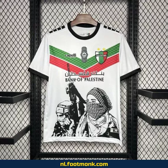 Palestino 2024-2025 Speciaal Wit Voetbalshirt – Officieel Fanwear | Origineel & Exclusief