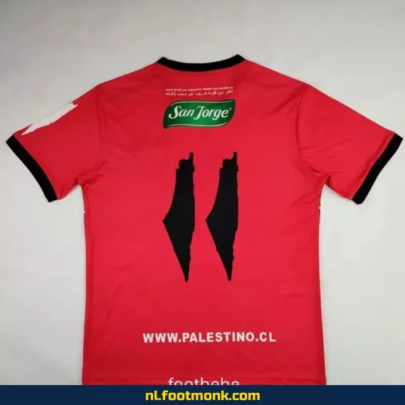 Palestino Voetbalshirt 2024-2025 – Rode Thuisshirt | Officieel Voetbaltenue | Fanwear Aanbieding