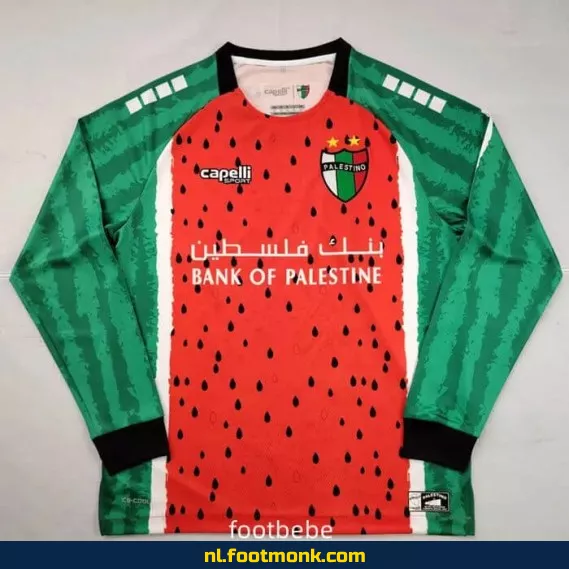 Palestino 2025-2026 Derde Tenue Lange Mouwen Voetbalshirt – Officieel Voetbaltenue | Bestel Nu Online