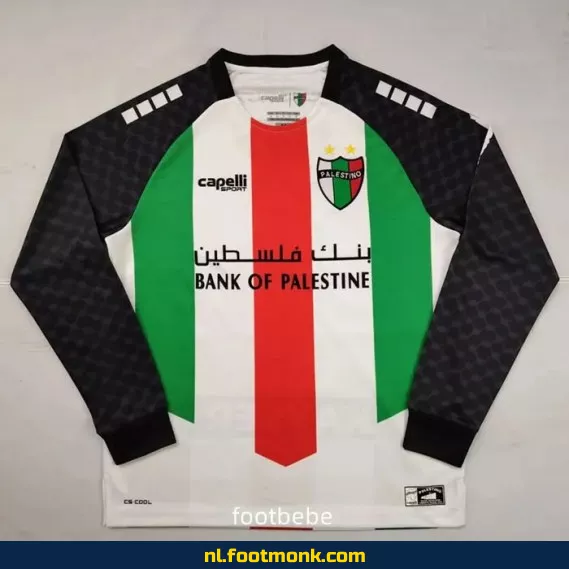 Palestino Thuisshirt 2025-2026 Lange Mouwen – Officieel Voetbalshirt