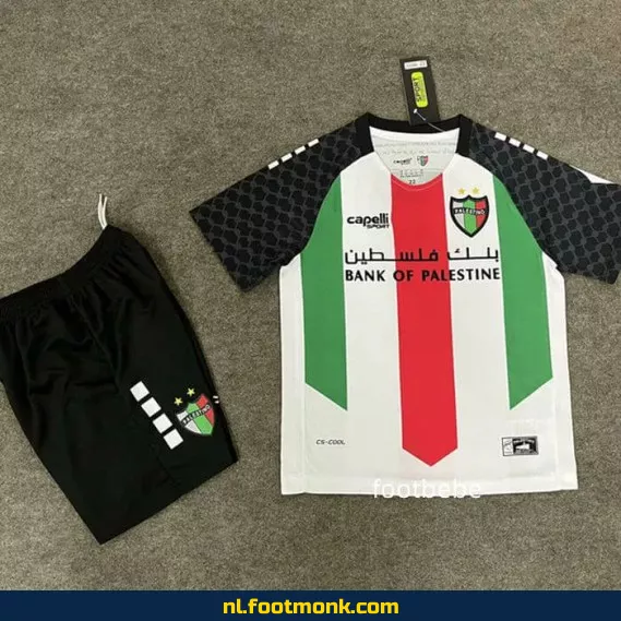 Palestino Thuisshirt Kinderen 2025-2026 | Officieel Voetbalshirt | Personaliseerbaar | Fanwear