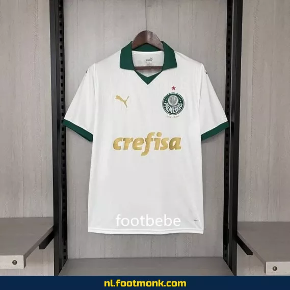 Officieel Palmeiras Voetbalshirt 2024-2025 - Uit Thuisshirt - Wit - Koop Nu | Authentiek & Origineel