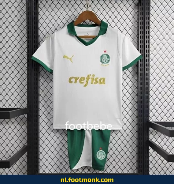 Palmeiras Uit Thuisshirt Kinderen 2024-2025 – Wit Voetbalshirt – Officieel Fanwear – Bestel Online
