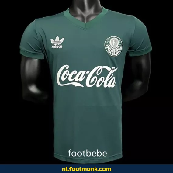 Palmeiras Vintage Voetbalshirt 1980 - Thuis Groen - Officieel Retro Voetbaltenue - Authentiek Voetbalshirt