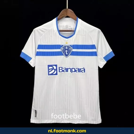 Paysandu Uit Thuisshirt 2024-2025 - Wit Voetbalshirt | Officieel | Fanwear | Dames & Heren | Personaliseerbaar