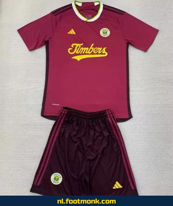 Portland Timbers Derde Voetbalshirt Kinderen 2024-2025 | Officieel Voetbalshirt | Voetbalshirt Kopen Online