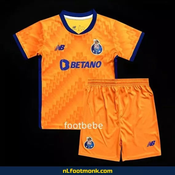 FC Porto Uit Thuisshirt 2024-2025 Kinderen - Orange | Officieel Voetbalshirt | Personaliseerbaar | Snelle Levering