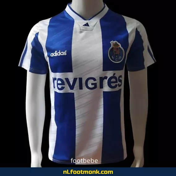 Origineel Porto Vintage Voetbalshirt 1994-1995 Thuisshirt - Retro Voetbalshirt Dames & Heren - Authentiek Voetbaltenue