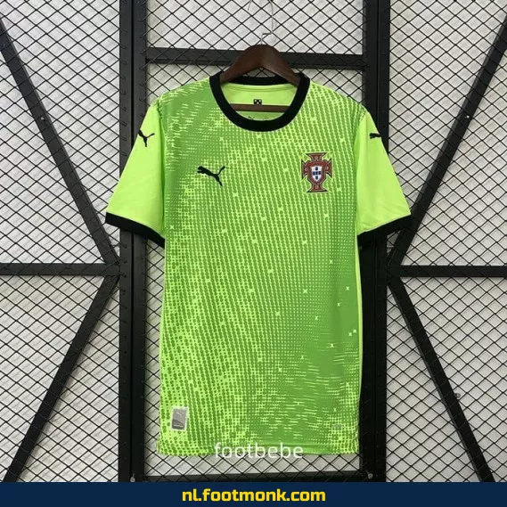 Portugal 2024/2025 Keepersshirt Groen - Officieel Voetbalshirt, Customiseerbaar - Kopen Online