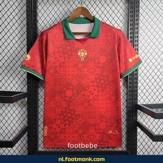 Portugal Voetbalshirt 2024-2025 THE SIU Rood – Officieel Voetbaltenue | Fanwear | Bedrukking Optie