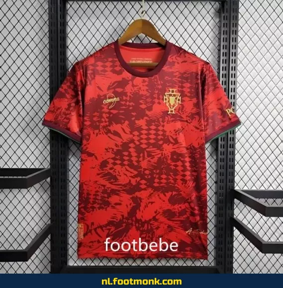 Portugal voetbalshirt 2024 - Rood - Officieel voetbaltenue - Heren/Dames/Kinderen - Fanwear aanbieding