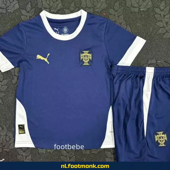 Portugal Voetbalshirt Kinderen 2025-2026 Blauw – Officieel Voetbalshirt, Fanwear, Aanbieding