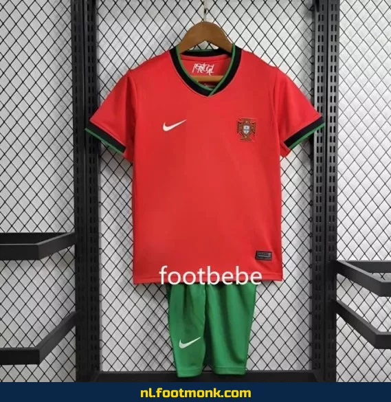 Portugal Thuisshirt Kinderen Euro 2024 – Rood Voetbalshirt | Officieel & Origineel