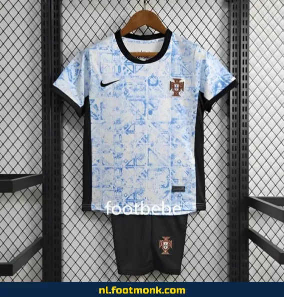 Portugal Voetbalshirt Kinderen Euro 2024 Uit - Officieel Voetbalshirt