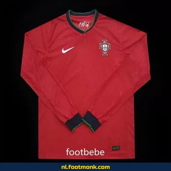 Portugal Euro 2024 Thuisshirt Lange Mouwen – Officieel Voetbalshirt | Koop Nu