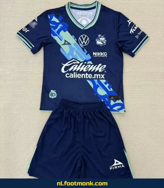 Puebla Uit Thuistenue Kinderen 2024-2025 | Officieel Voetbalshirt | Personaliseerbaar | Fanwear