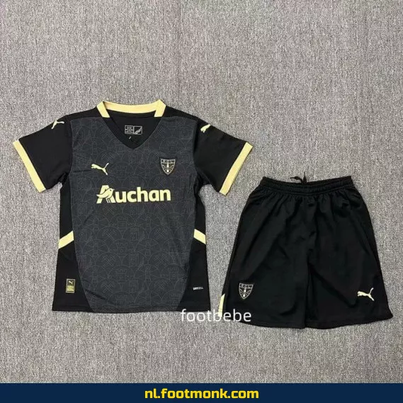 RC Lens Voetbalshirt Kinderen 2024-2025 Zwart Speciale Editie – Officieel Voetbalshirt | Fanwear | Aanbieding