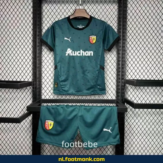 RC Lens Voetbalshirt Kinderen 2024-2025 - Donkergroen | Officieel Voetbalshirt | Fanwear | Aanbieding