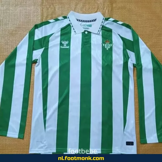 Real Betis Thuisshirt 2024-2025 – Lange Mouwen – Officieel Voetbalshirt – Fanwear | Voetbalshirt Kopen
