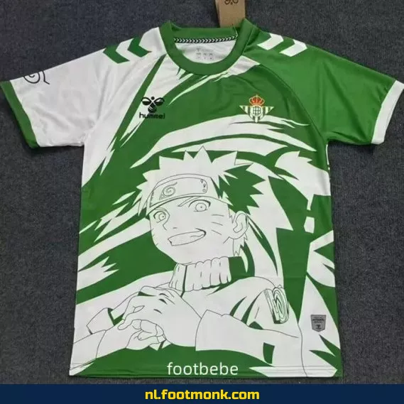 Officieel Real Betis voetbalshirt 2025-2026 Naruto Shippuden – Koop nu origineel voetbalshirt voor heren en dames | Personaliseer jouw fanwear