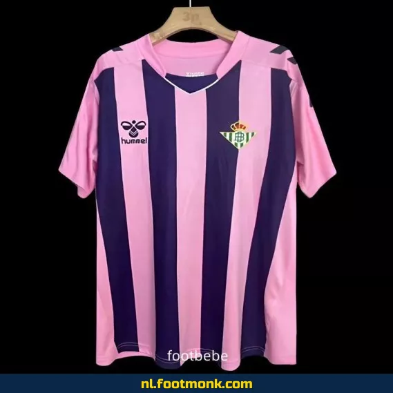 Real Betis Roze Voetbalshirt 2025-2026 – Officieel Voetbalshirt voor Dames & Heren – Fanwear Aanbieding