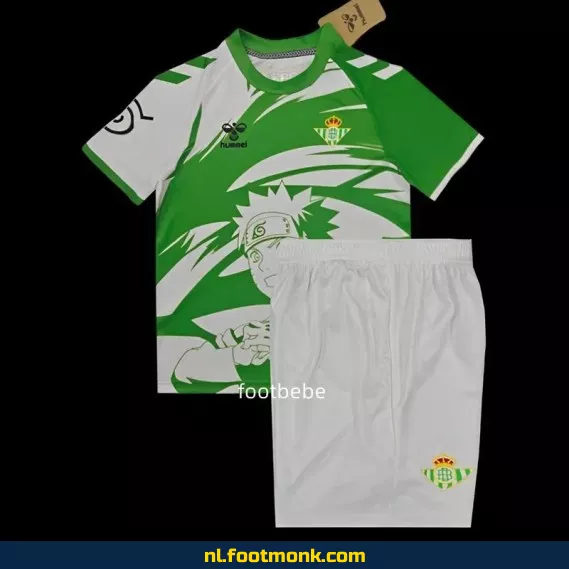 Real Betis Voetbalshirt Kinderen 2025-2026 – Officieel Naruto Shippuden Design – Koop Nu Online
