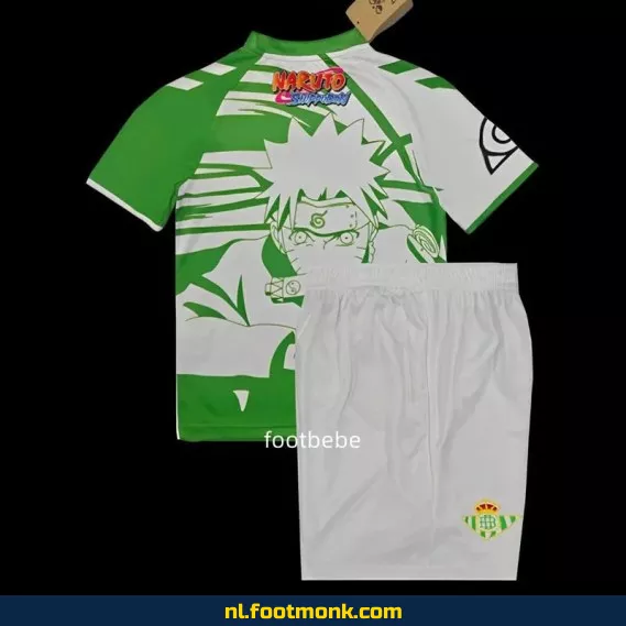 Real Betis Voetbalshirt Kinderen 2025-2026 – Officieel Naruto Shippuden Design – Koop Nu Online
