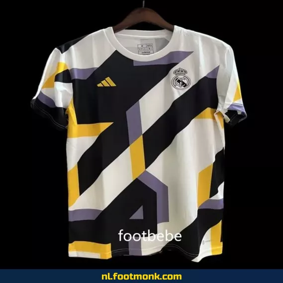 **Real Madrid Voetbalshirt 2023-2024 – Origineel Houndstooth Motief – Officieel Voetbalshirt voor Dames & Heren – Bestel Nu Online!**