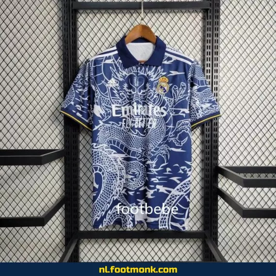 Real Madrid Dragon Blauw Voetbalshirt 2023-2024 – Officieel Voetbaltenue | Koop Online